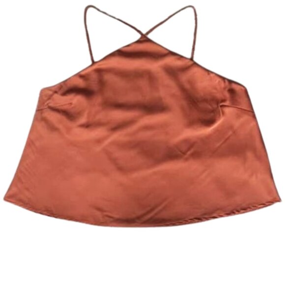 Forever 21 Rust Strappy Cami Top XL – Soft Lightweight Flowy Style - Picture 4 of 9